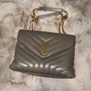 Saint Laurent Loulou Large in Matelassé Lambskin